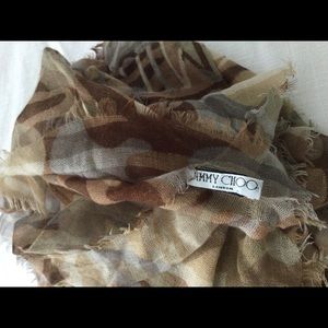 Jimmy Choo Camouflage Scarf